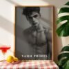 Modern Male Nude Wall Art Simple Line Illustration