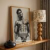Male Nude Figure Study Wall Art Minimalist Print