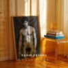 Artistic Nude Male Line Drawing Wall Decor