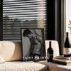 V182c_m10 Male Nude Body Art Sketch Minimalist Wall Print