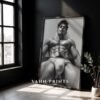 V18c_m8 Modern Nude Male Body Wall Art Artistic Sketch