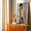Male Nude Body Study Line Art Modern Wall Print