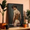 Modern Nude Male Figure Illustration Wall Art
