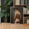Modern Nude Male Figure Illustration Wall Art