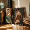Modern Nude Male Figure Illustration Wall Art