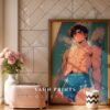 Modern Nude Male Body Illustration Wall Art Download