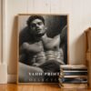 Male Nude Body Outline Sketch Modern Wall Print