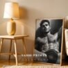 Male Nude Body Outline Sketch Modern Wall Print