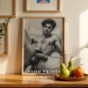 Male Nude Anatomy Study Illustration Wall Art Contemporary