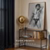 V23c_m4 Modern Artistic Nude Male Figure Wall Art Printable