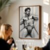 V24c_m8 Minimal Nude Male Form Art Print Contemporary Decor