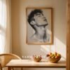 Handsome Male Outline Art Wall Decor