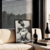Male Nude Body Drawing Wall Art Clean Line Design