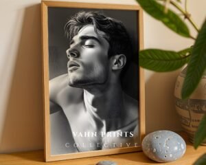 Male Body Illustration Wall Art Printable Minimal Art