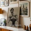Modern Nude Male Illustration Wall Art Minimal