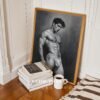 Male Nude Body Art Illustration Wall Decor Modern