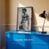 Male Nude Figure Sketch Wall Art Contemporary Design