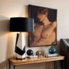 V47c_m1 Modern Nude Male Body Line Art Wall Decor