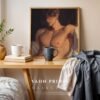 V47c_m3 Modern Nude Male Body Line Art Wall Decor