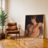 V47c_m8 Modern Nude Male Body Line Art Wall Decor