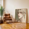 Male Figure Wall Art Muscular Handsome Man Ethereal Romance Printable Digital Download
