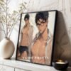 Muscular Man Wall Art Handsome Male Figure Anime Lover Romantic Printable Decor