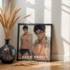 Muscular Man Wall Art Handsome Male Figure Anime Lover Romantic Printable Decor
