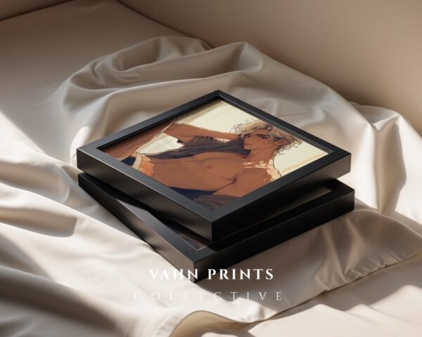 Romantic Masculine Wall Art Muscular Male Body Soulmate Husband Printable