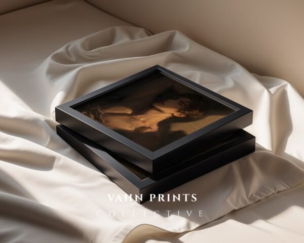 Romantic Man Wall Art Muscular Male Body Anime Style Printable Digital Art