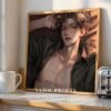 Handsome Anime Boyfriend Wall Art Muscular Male Romantic Printable Download