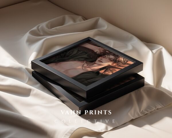 Handsome Anime Boyfriend Wall Art Muscular Male Romantic Printable Download