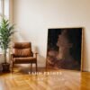Male Body Figure Wall Art Muscular Handsome Man Soulmate Romantic Print