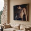 Ethereal Romantic Husband Wall Art Muscular Male Figure Printable Decor