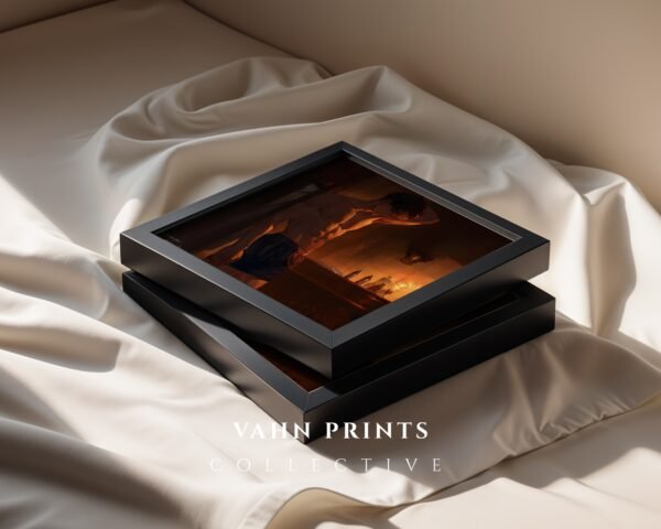 Masculine Anime Male Wall Art Handsome Muscular Man Romantic Download