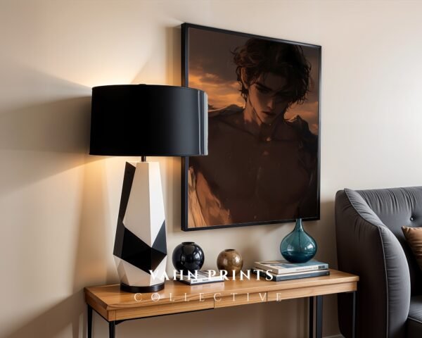 Romantic Printable Male Wall Art Muscular Body Soulmate Husband Art