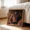 V73c_m7 Handsome Man Printable Wall Art Muscular Male Figure Ethereal Romance