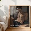 Anime Romantic Male Wall Art Muscular Handsome Boyfriend Printable