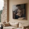 Anime Romantic Male Wall Art Muscular Handsome Boyfriend Printable