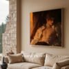 Soulmate Husband Anime Wall Art Muscular Male Romantic Digital Print