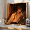 Soulmate Husband Anime Wall Art Muscular Male Romantic Digital Print