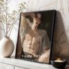 Male Figure Printable Wall Art Muscular Handsome Man Romantic Decor