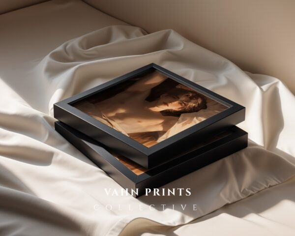 V79c_m5 Romantic Anime Style Male Wall Art Handsome Muscular Figure Download