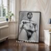 Clean Nude Male Form Drawing Wall Art Minimalist