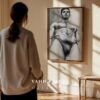 Clean Nude Male Form Drawing Wall Art Minimalist