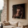 Handsome Masculine Wall Art Muscular Male Figure Soulmate Art
