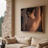 Romantic Male Printable Wall Art Anime Inspired Muscular Man