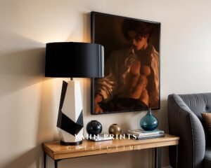 Soulmate Husband Wall Decor Muscular Male Figure Romantic Printable