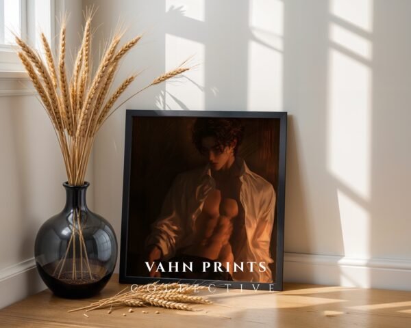 Soulmate Husband Wall Decor Muscular Male Figure Romantic Printable