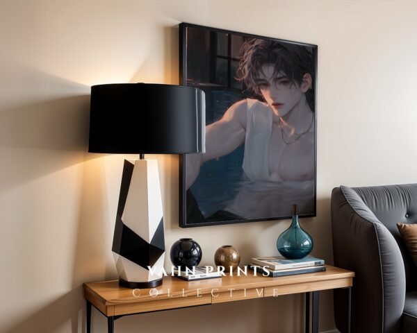 Anime Lover Wall Art Muscular Male Figure Handsome Romantic Download