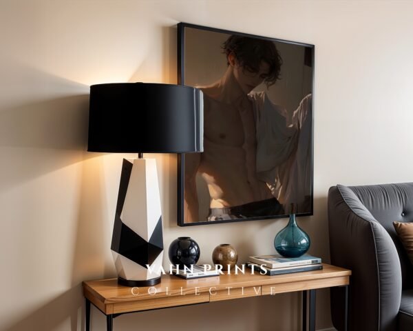 Masculine Romantic Wall Art Muscular Male Soulmate Husband Printable